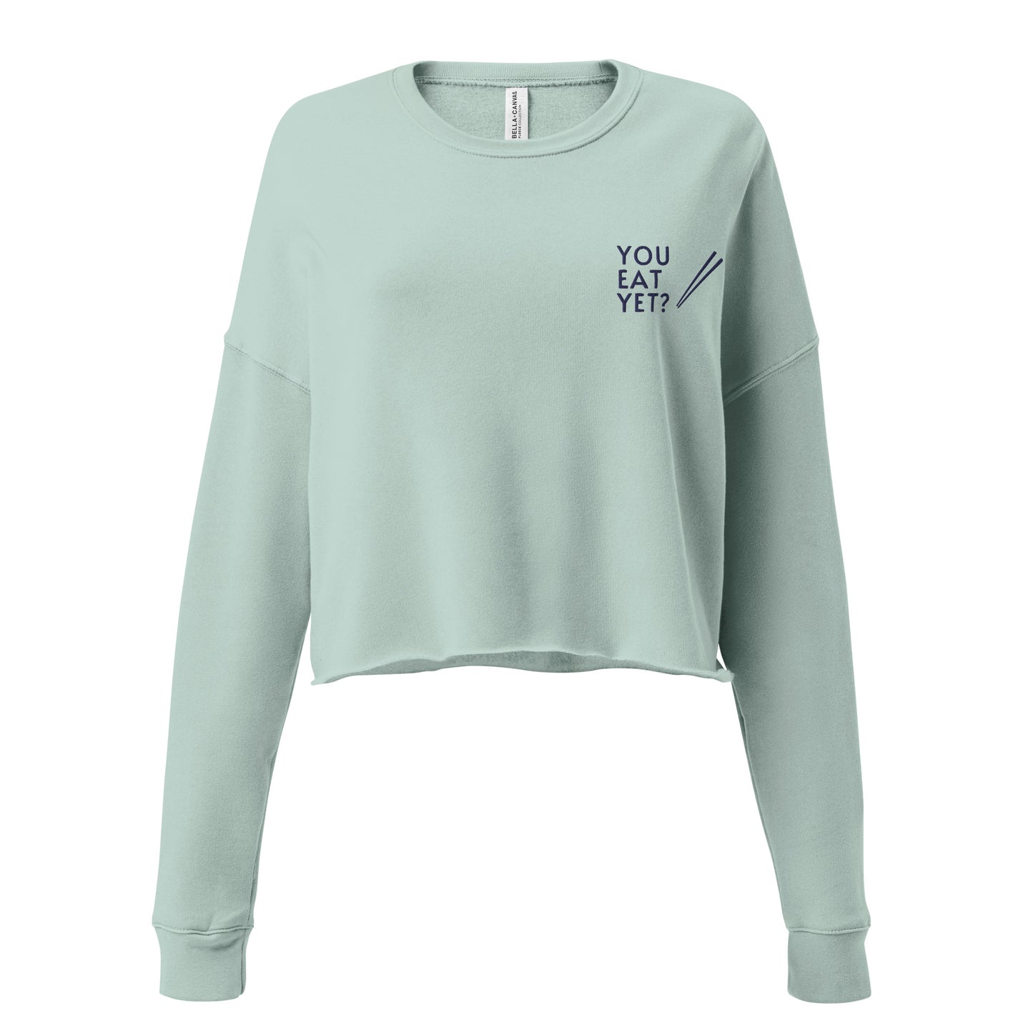 YEY Embroidered Crop Sweatshirt